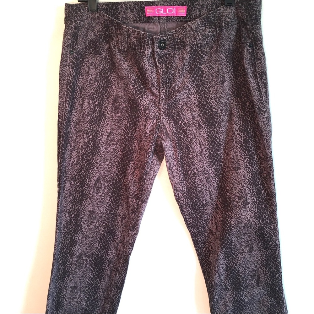 🥝 Snake Skin Pattern Denim